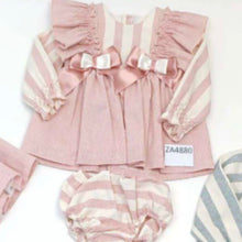 Load image into Gallery viewer, Ceyber Baby Girls Dusky Double Bow Dress