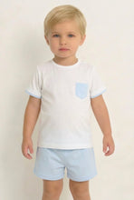 Load image into Gallery viewer, PRE ORDER Babidu Boys Blue Short Set