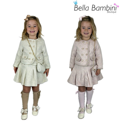 Giorgio Bambini Older Girls Pleated Skirt Set