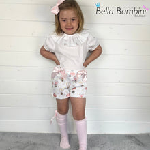 Load image into Gallery viewer, Ceyber Girls Pink Hot Air Balloon Short Set