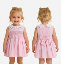 Load image into Gallery viewer, Wee Me Pink Smocked Dress