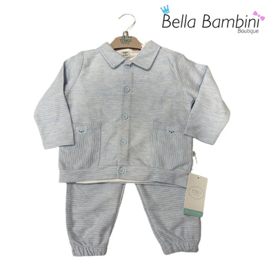 Tongs Baby Boys Teddy Bear Pocket Lounge Set