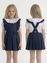 Load image into Gallery viewer, Love and Learn Navy School Pinafore