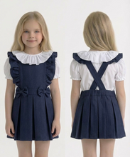 Load image into Gallery viewer, Love and Learn Navy School Pinafore