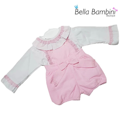 Baby Girls Pink Short Set