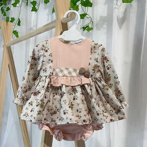 Baby Ferr Baby Girls Autumn Floral Dress