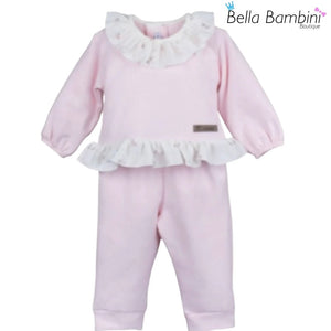 Calamaro Baby Girls Pink 2 Piece Set