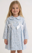 Load image into Gallery viewer, Ceyber Girls Blue Carousel Coat