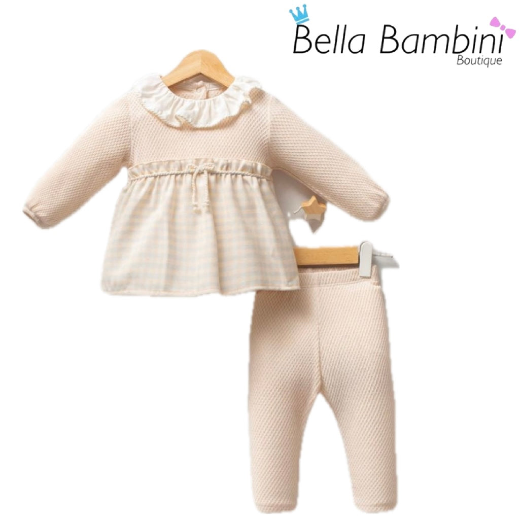 Tongs Baby Girls Check Legging Set