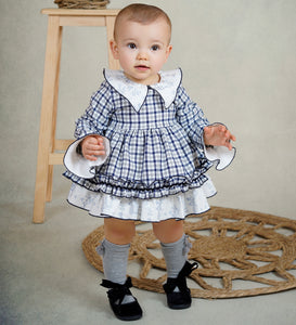 Dbb Collection Baby Girls Navy Blue Dress PRE ORDER