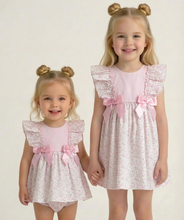 Load image into Gallery viewer, Ceyber Girls Pink Rocking Horse Dress