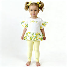 Load image into Gallery viewer, Deolinda Baby Girls Lemon Legging Set
