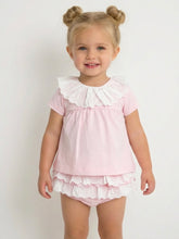 Load image into Gallery viewer, Blues Baby Pink Lace Jam Set