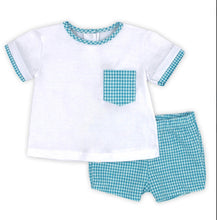 Load image into Gallery viewer, Rapife Baby Boys Red Gingham Short Set
