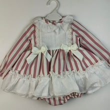 Load image into Gallery viewer, Ceyber Baby Girls Candy Pink Stripe Dress