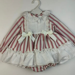 Ceyber Baby Girls Candy Pink Stripe Dress