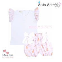 Load image into Gallery viewer, Meia Pata Rabbit Pink Bubble Shorts and Top