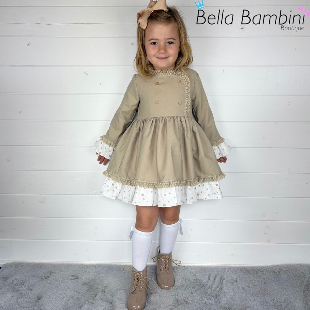 Ceyber Smock Snow Flake Dress