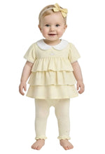 Load image into Gallery viewer, Blues Baby Lemon Daisy Frill Legging Set