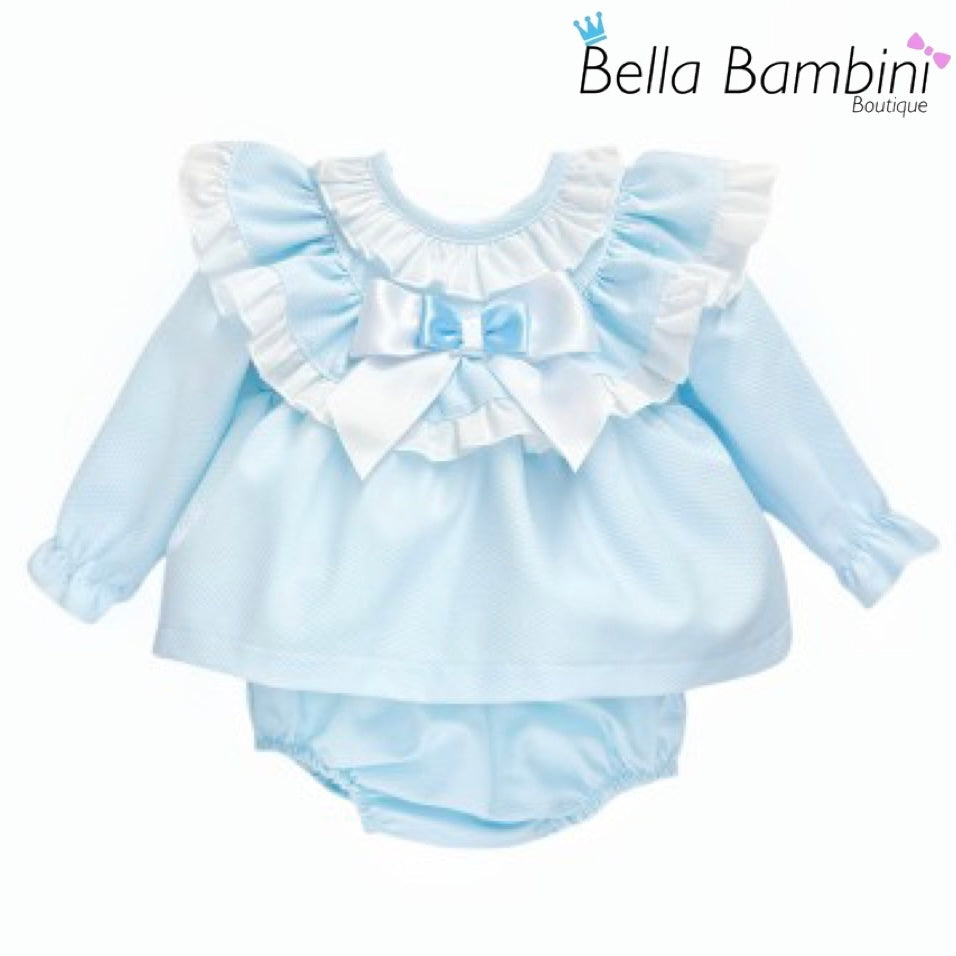 Wee Me Baby Girls Blue Dress