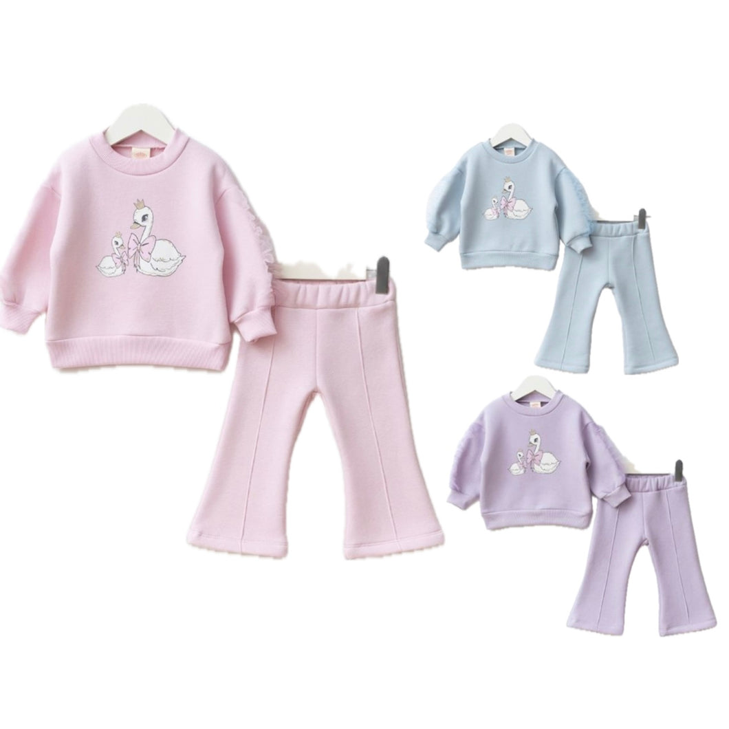 Bupper Baby Girls Frill Sleeve Legging Set