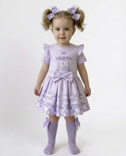 Load image into Gallery viewer, Giorgio Bambini Lilac Carousel Skirt Set