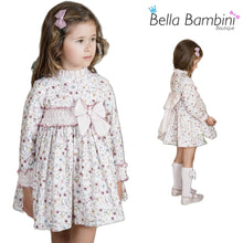 Load image into Gallery viewer, Dbb Collection Older Girls Pink Floral Dress PRE ORDER