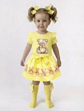 Load image into Gallery viewer, Giorgio Bambini Yellow Teddy Bear Skirt Set