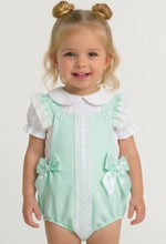 Load image into Gallery viewer, Kleo Kids Baby Girls Mint Romper