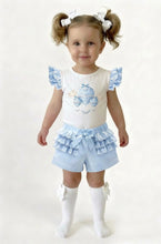 Load image into Gallery viewer, Giorgio Bambini Blue Hot Air Balloon Short Set