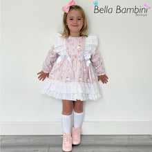 Load image into Gallery viewer, Ceyber Girls Pink Ballerina Bear Dress