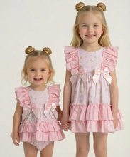 Load image into Gallery viewer, Ceyber Girls Pink Goose Puffball Style Dress