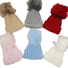 Load image into Gallery viewer, Faux Fur Single Pom Hat