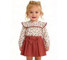 Load image into Gallery viewer, Baby Ferr Baby Girls Pumpkin Print Skirt Set
