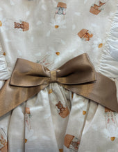 Load image into Gallery viewer, Ceyber Girls Beige Daisy Basket Dress