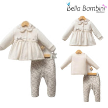 Load image into Gallery viewer, Tongs Baby Girls Floral Jacket Legging Set
