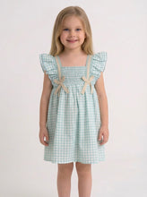 Load image into Gallery viewer, Del Sur Older Girls Gingham Dress