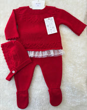 Load image into Gallery viewer, Little Star Baby Girls Lace Knit Two Piece