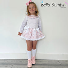 Load image into Gallery viewer, Ceyber Baby Girls Pink Bear Ballerina Skirted Jam