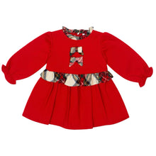 Load image into Gallery viewer, PRE ORDER Deolinda Red Tartan Bows Dress
