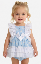 Load image into Gallery viewer, Ceyber Baby Girls Blue Bunny Dress