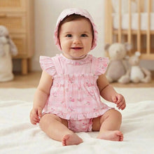 Load image into Gallery viewer, Mintini Girls Pink Gingham 3 Piece Jam Set