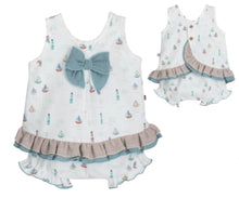 Load image into Gallery viewer, Calamaro Baby Girls Boat Jam Set