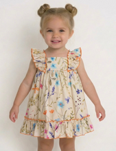 Load image into Gallery viewer, Sardon Baby Girls Floral Dress