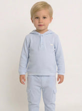 Load image into Gallery viewer, Blues Baby Boys Blue Hooded Jog Set