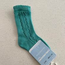 Load image into Gallery viewer, Carlomagno Knee high Open Work Sock