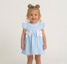 Load image into Gallery viewer, Kleo Kids Baby Girls Blue Dress