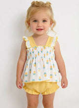 Load image into Gallery viewer, Calamaro Baby Girls Pineapple Jam Set