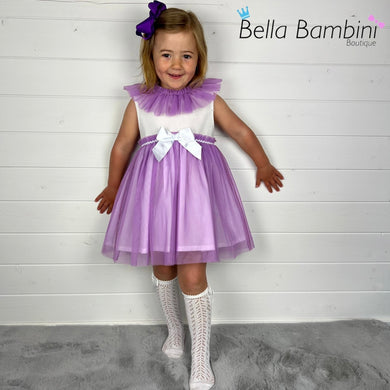Ceyber Girls Purple Tulle Dress