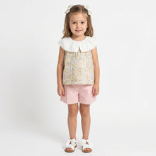 Load image into Gallery viewer, Tongs Girls Floral Short Set